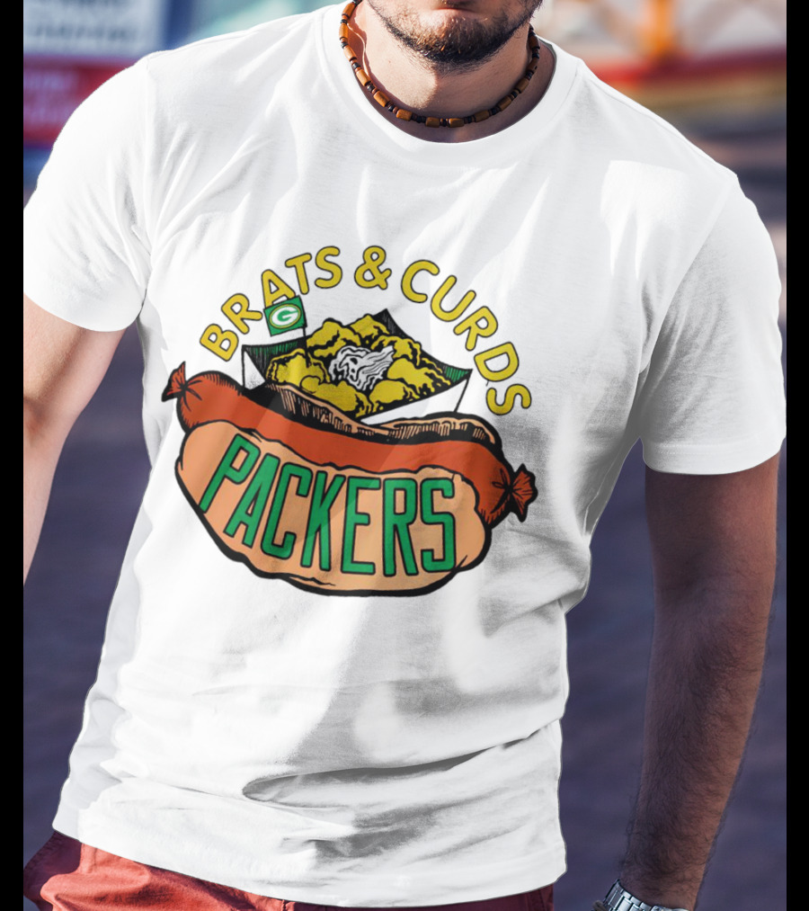 Packers Brats And Curds Football Fan Delight T-Shirt