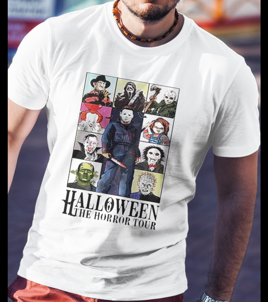 Halloween Horror Movie Characters The Horror Tour T-Shirt