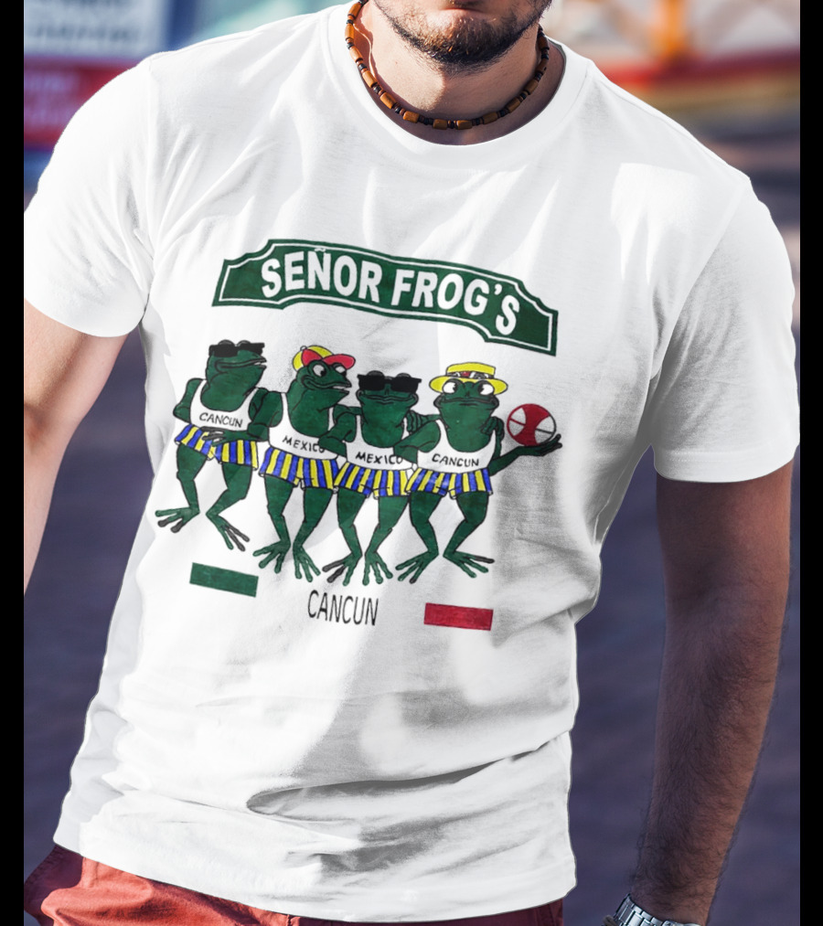 Senor Frog's Mexico Cancun Vintage 90's T-Shirt