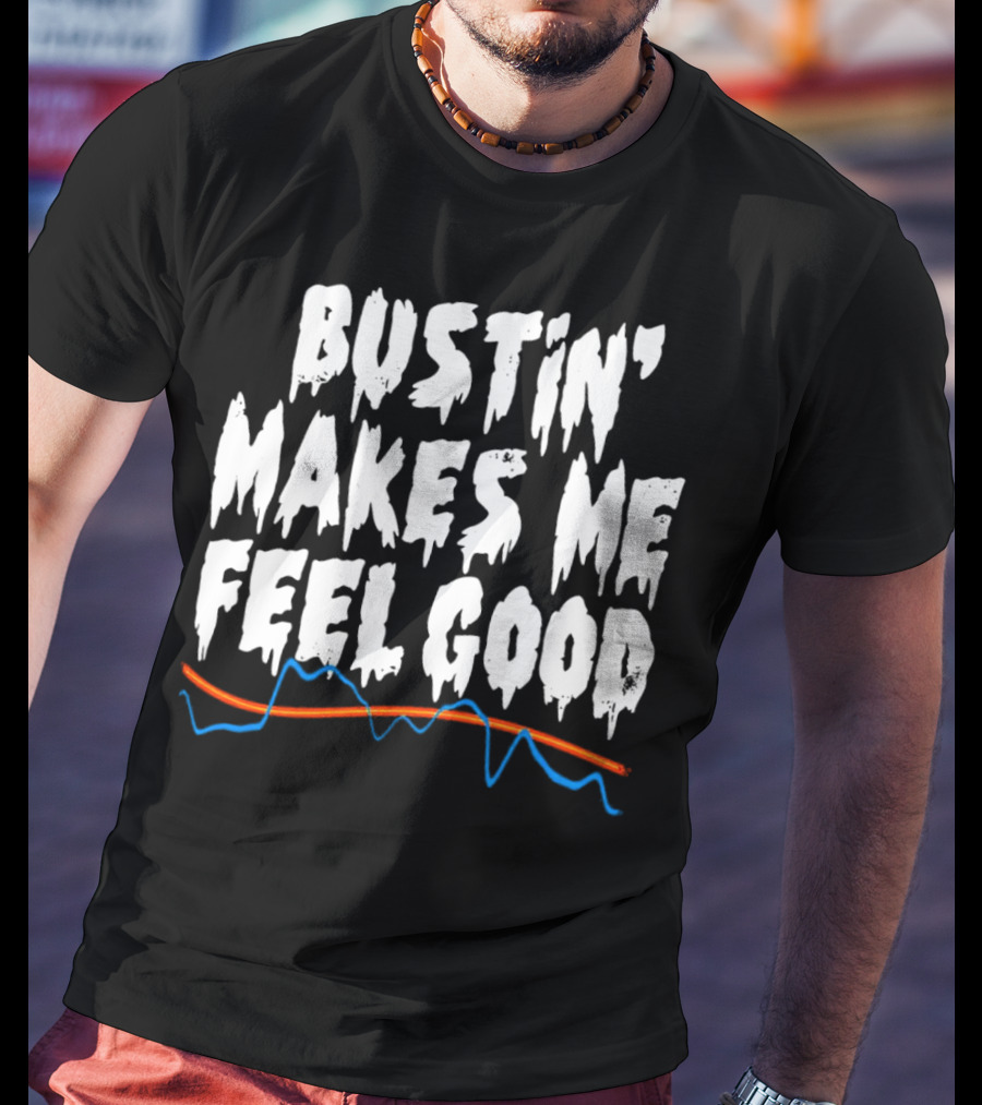 Bustin' Makes Me Feel Good Ghostbusters Electro Wave T-Shirt