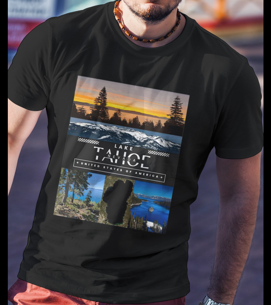 Lake Tahoe Nevada Scenic Views United States Of America T-Shirt