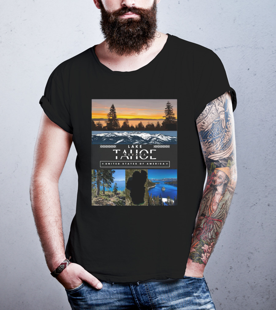 Lake Tahoe Nevada Scenic Views United States Of America T-Shirt