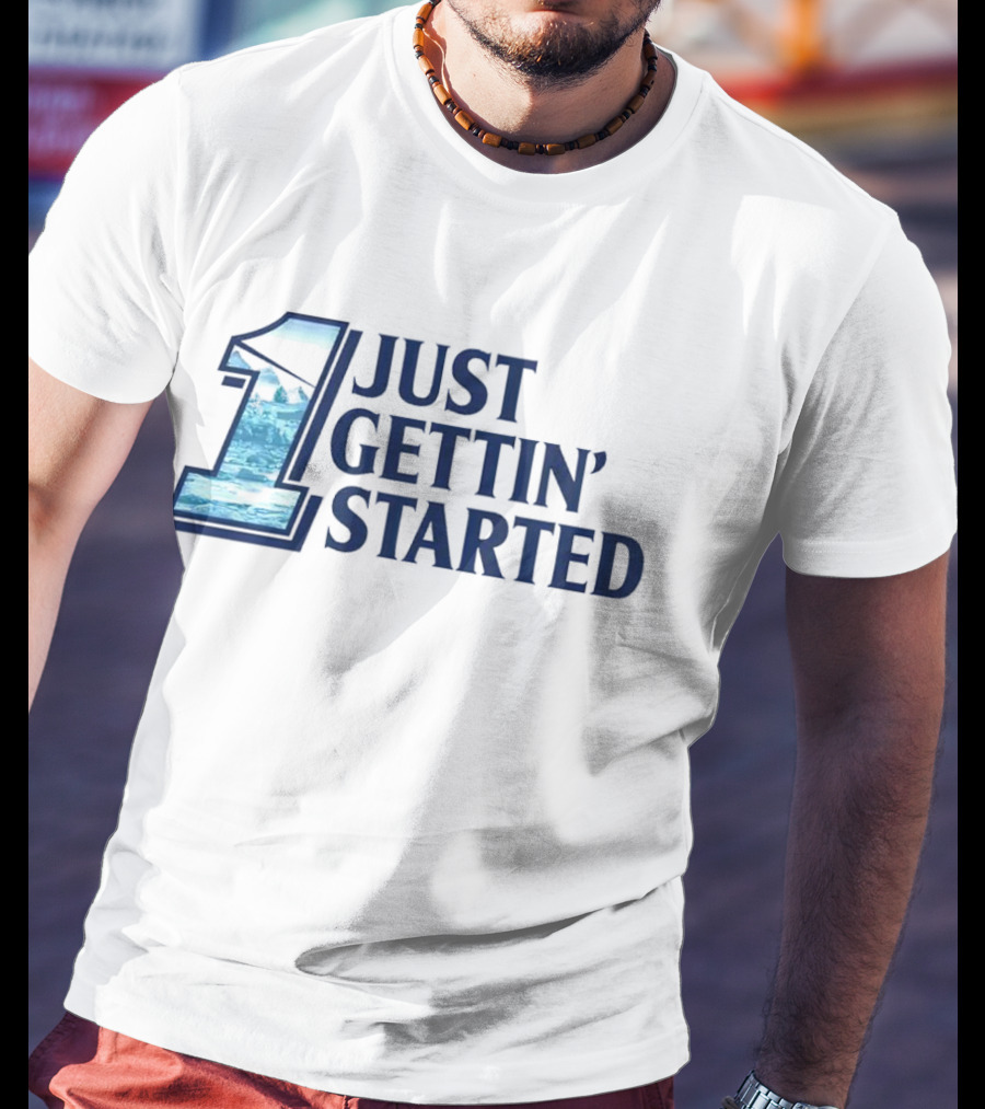Ross Chastain Number 1 Just Gettin’ Started Busch Light Racing T-Shirt