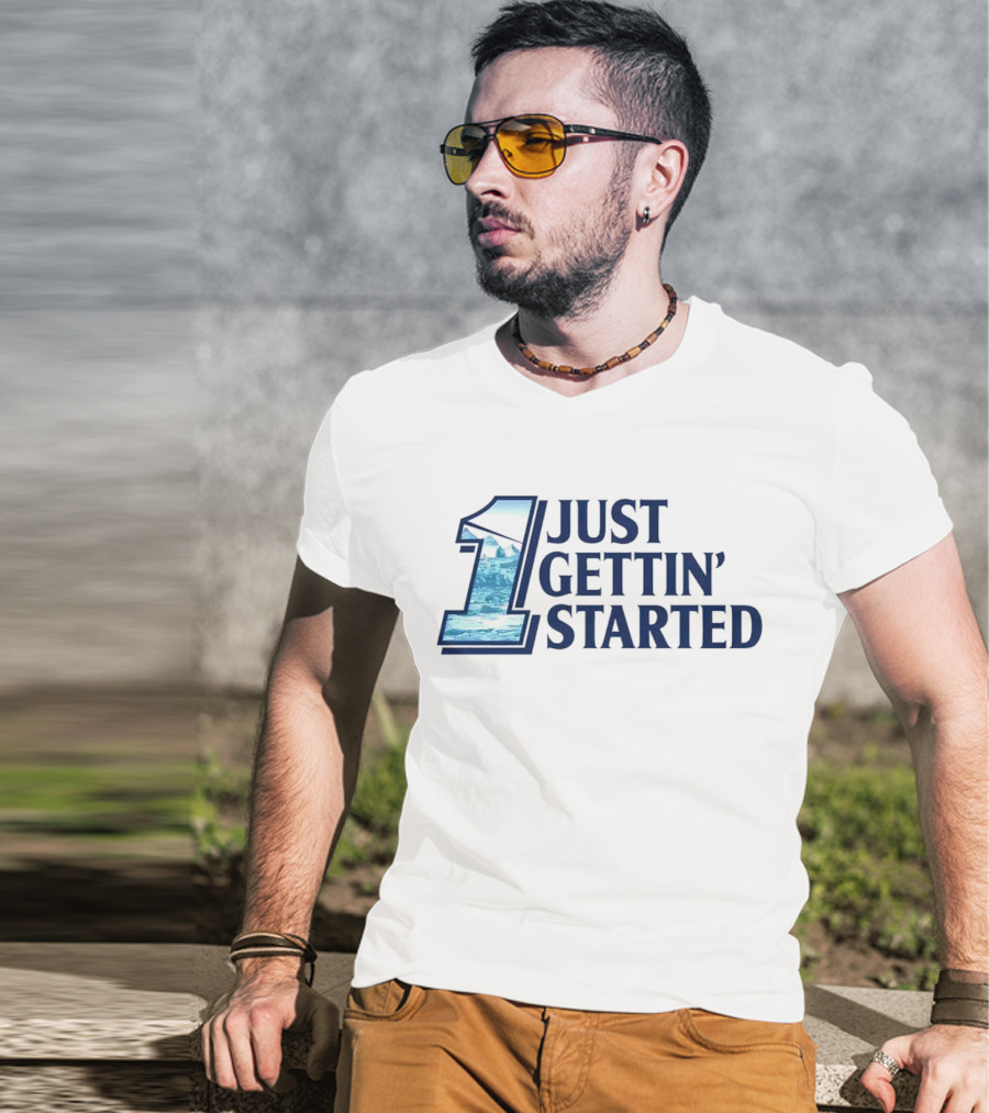 Ross Chastain Number 1 Just Gettin’ Started Busch Light Racing T-Shirt