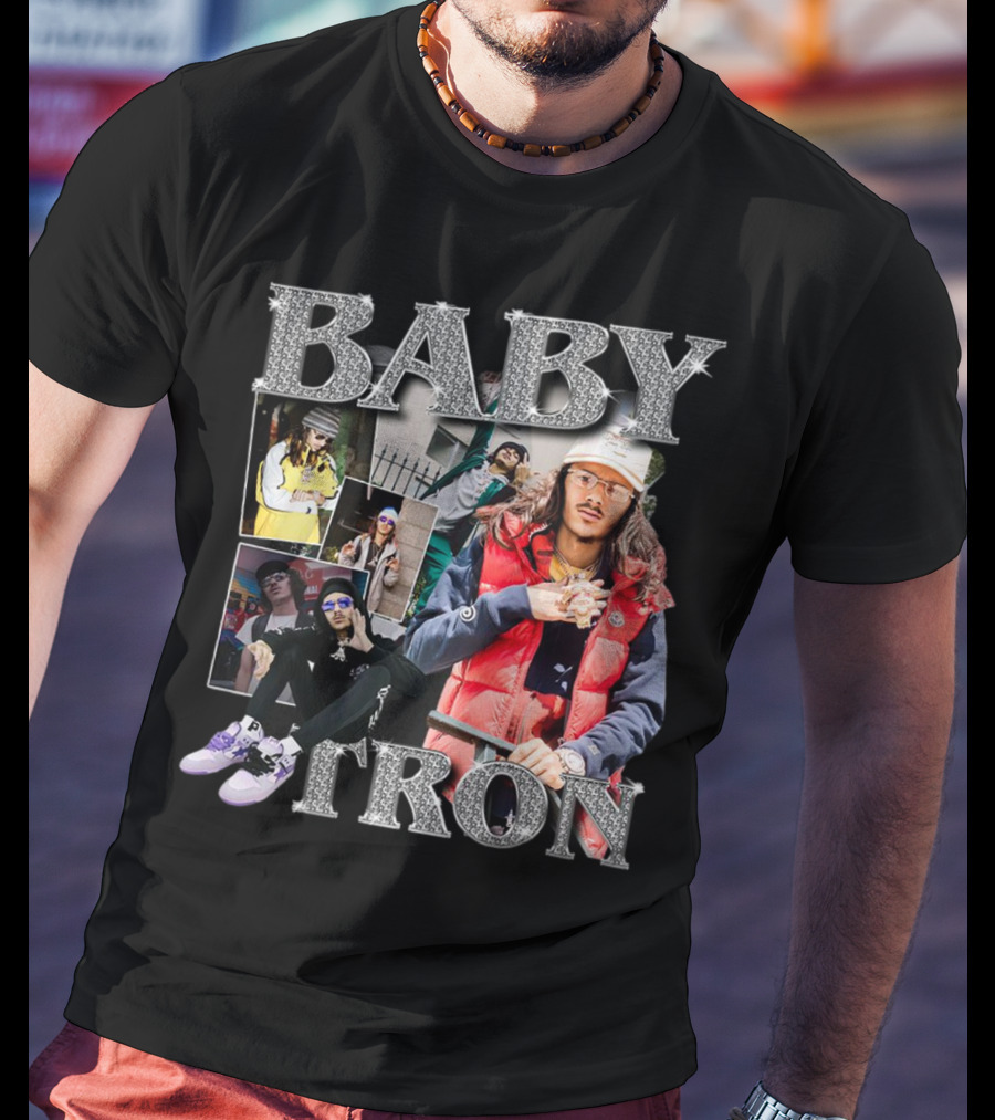 Babytron Hip Hop Style Collage Pullover Aesthetic T-Shirt