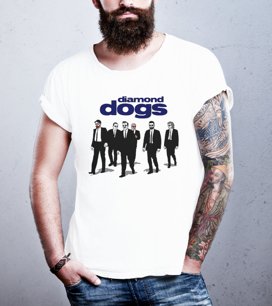 Ted Lasso Diamond Dogs Reservoir Dogs T-Shirt