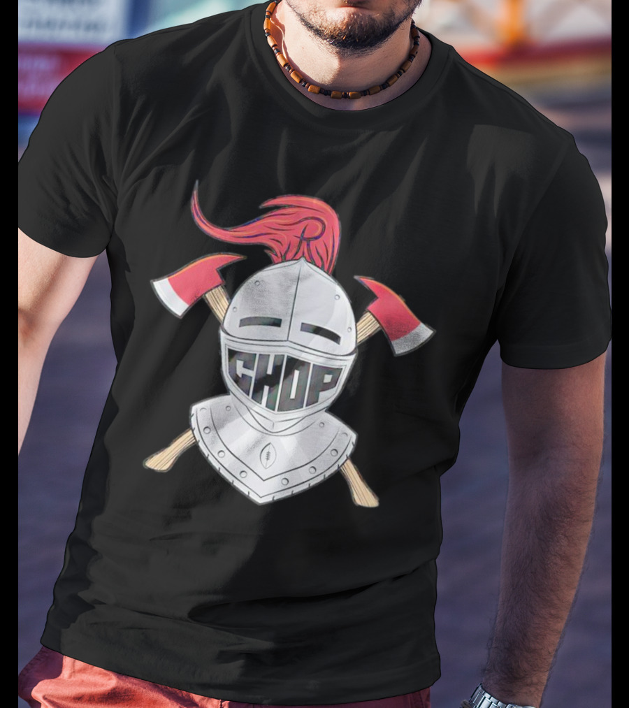 UCF Knights Football Helmet Axes Chop Shield T-Shirt