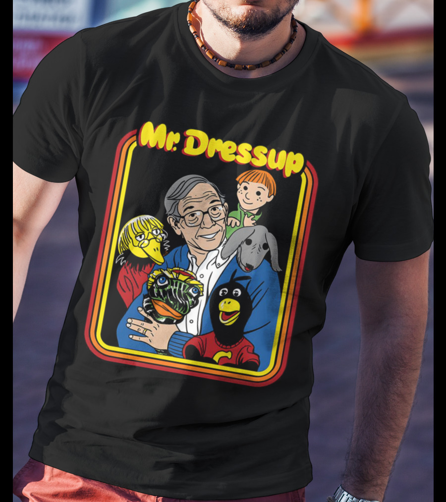 Mr. Dressup With Friends And Puppets Illustration CBC Collaboration T-Shirt