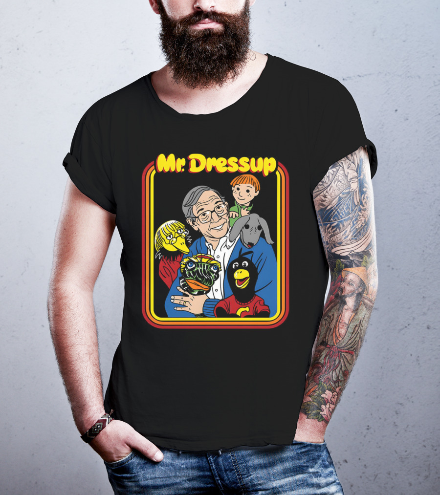 Mr. Dressup With Friends And Puppets Illustration CBC Collaboration T-Shirt