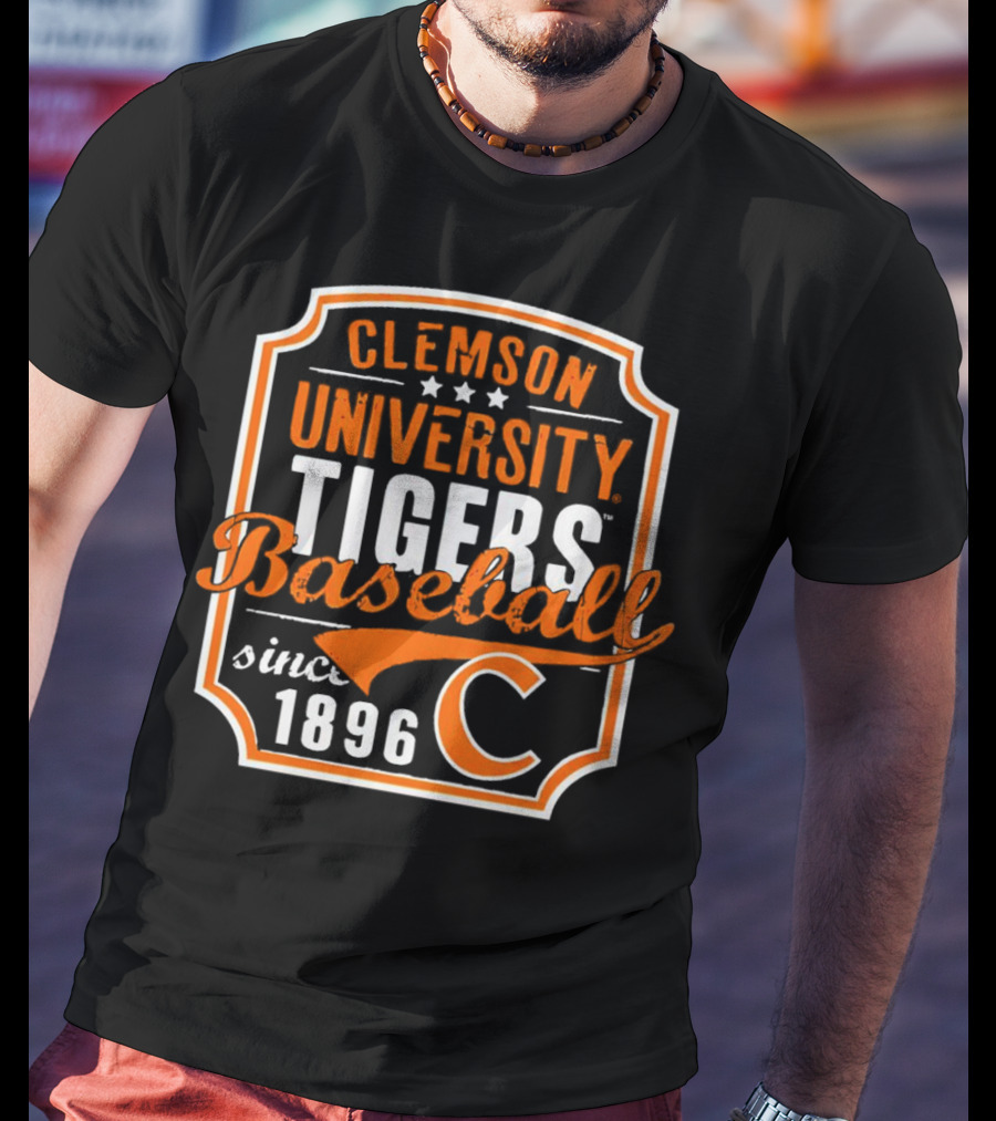 Clemson University Tigers Baseball Since 1896 T-Shirt