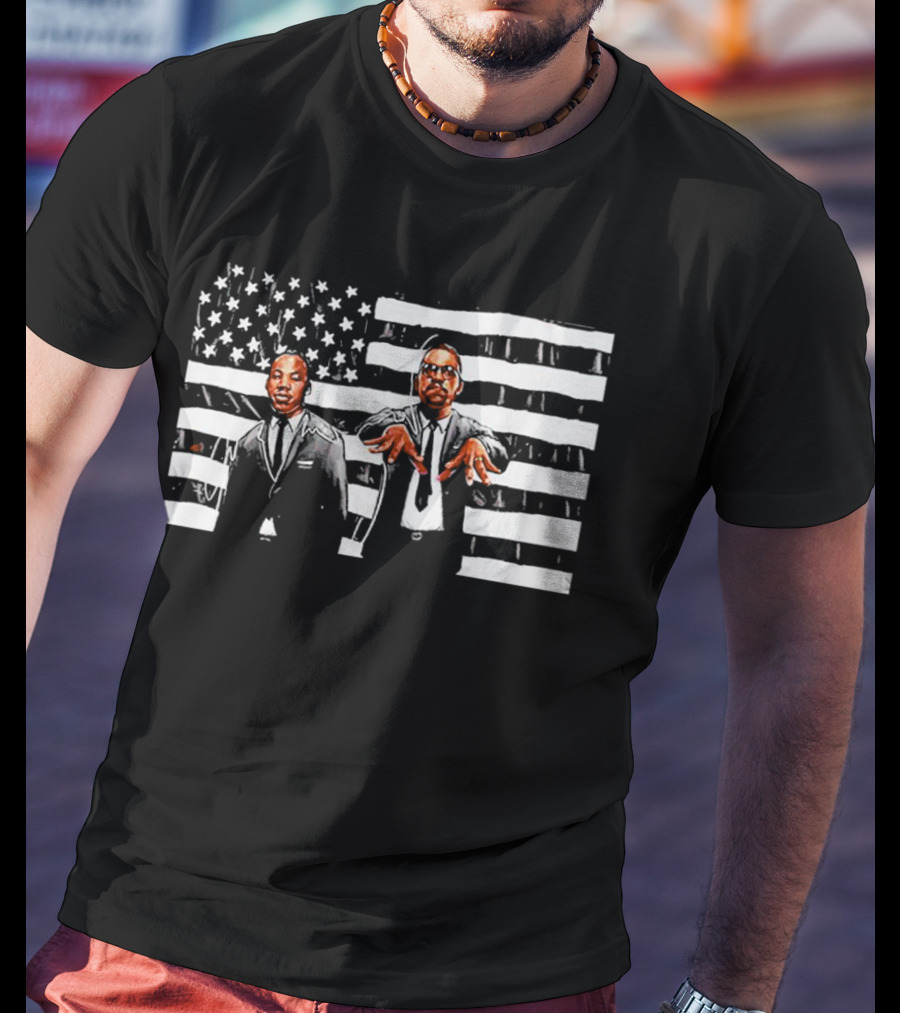 Martin And Malcolm Outcast Stankonia Black And White Stripes T-Shirt