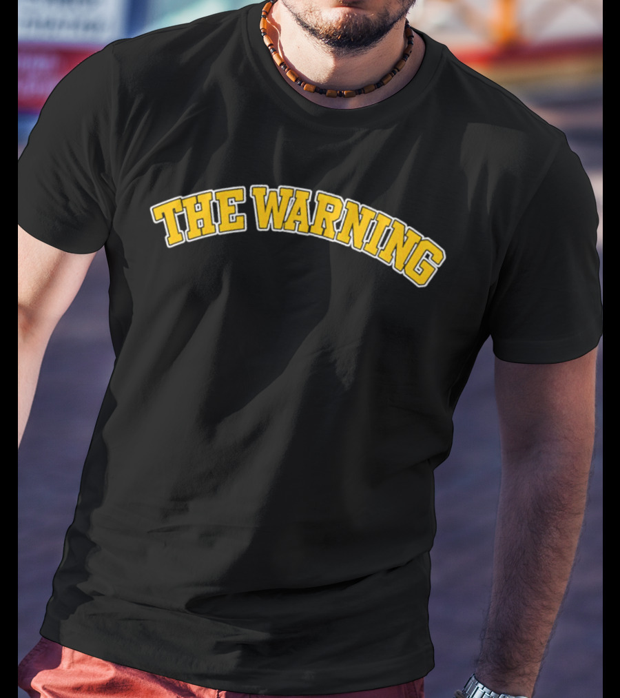 The Warning Arch Text Design Classic T-Shirt