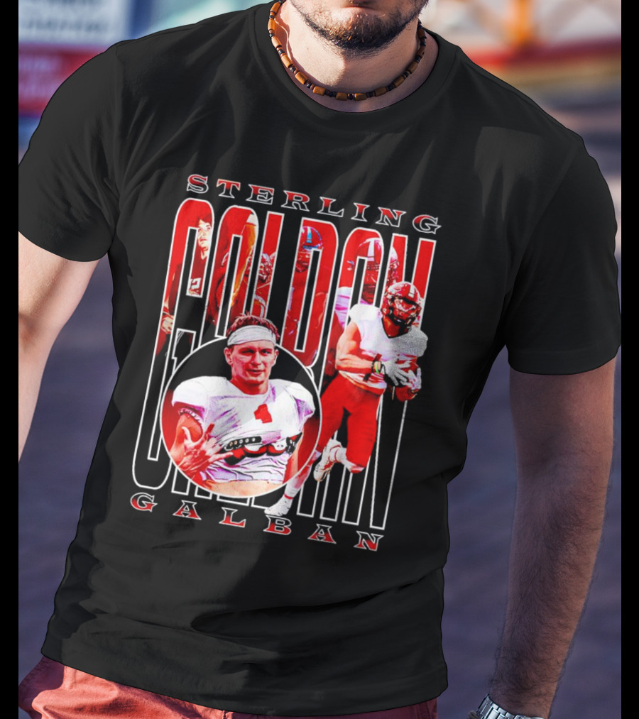 Sterling Galban Jacksonville State Gamecocks Football Star Receiver T-Shirt