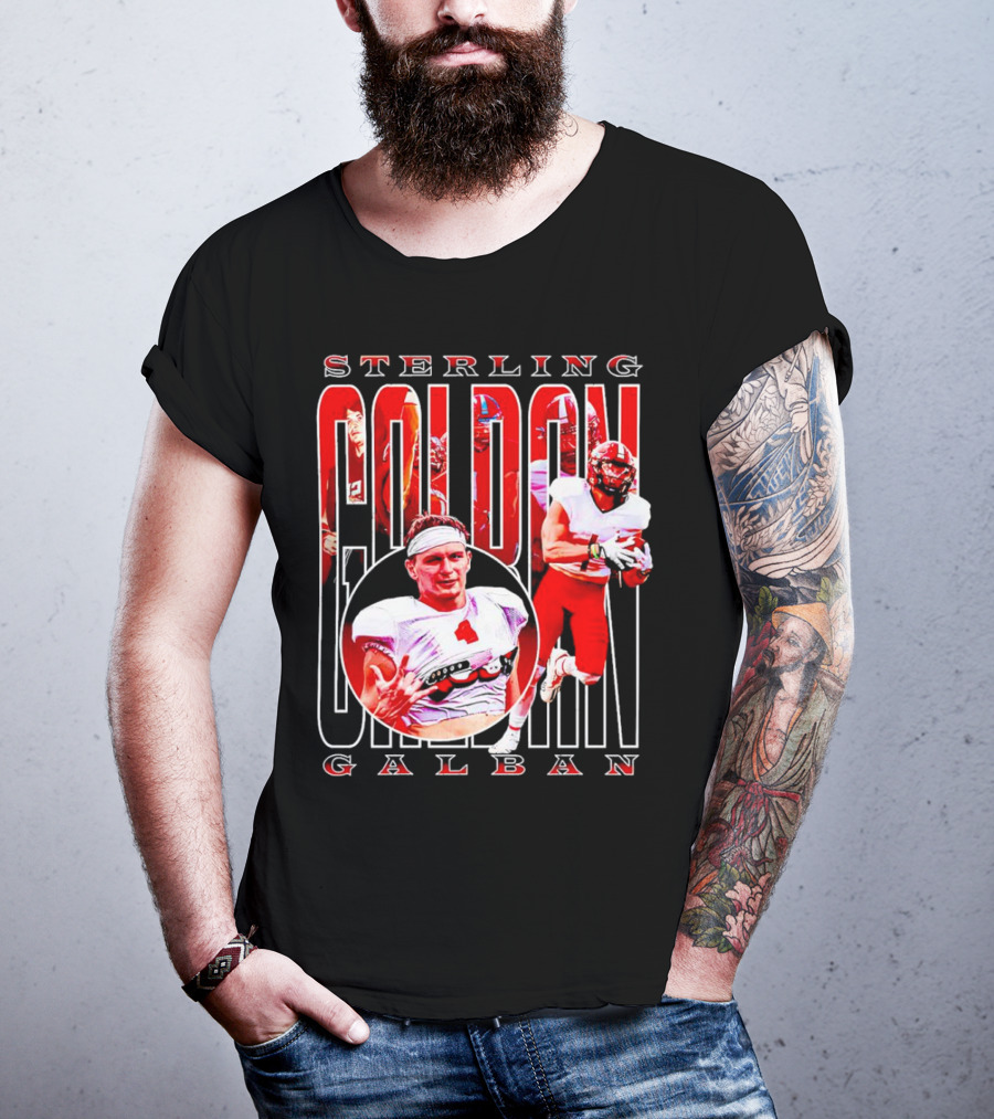 Sterling Galban Jacksonville State Gamecocks Football Star Receiver T-Shirt