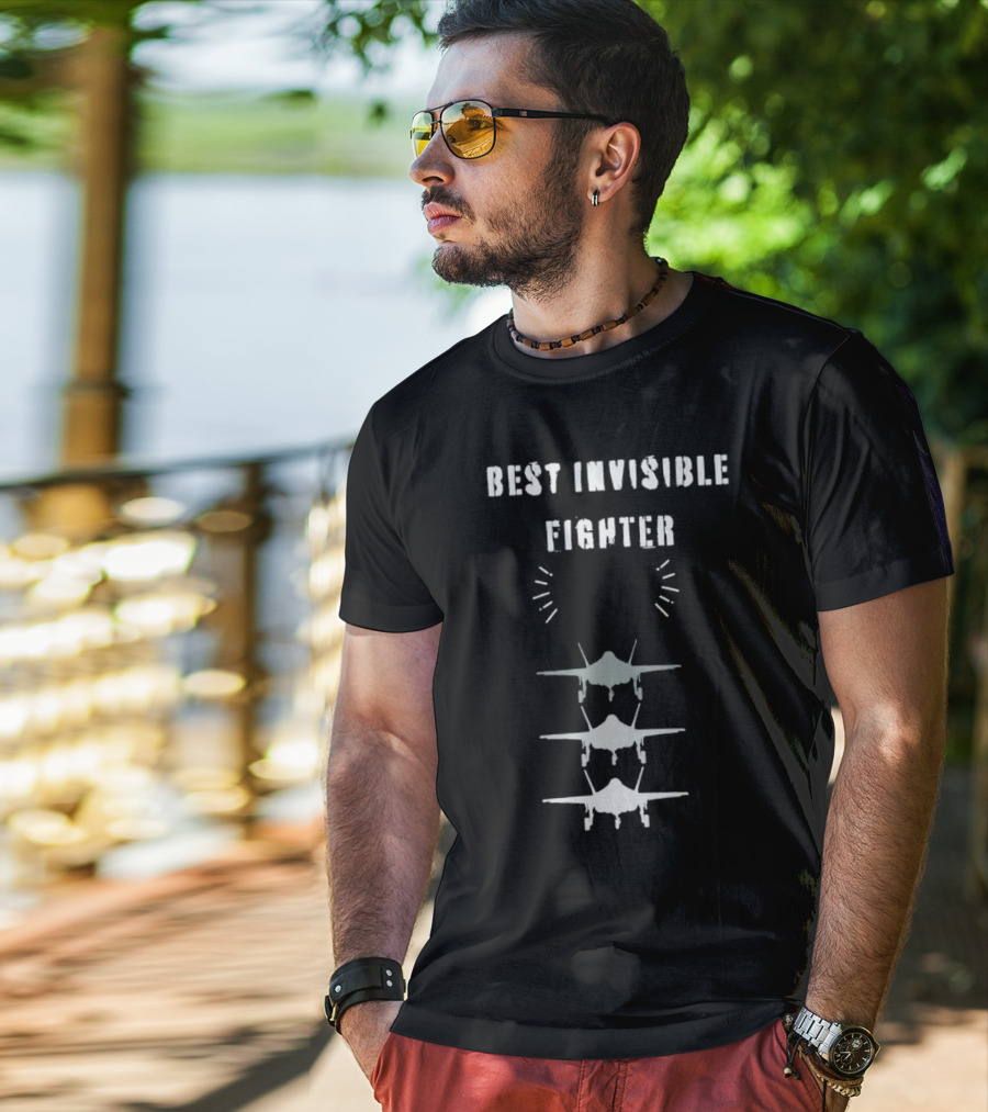 Best Invisible Fighter Jet Trio T-Shirt