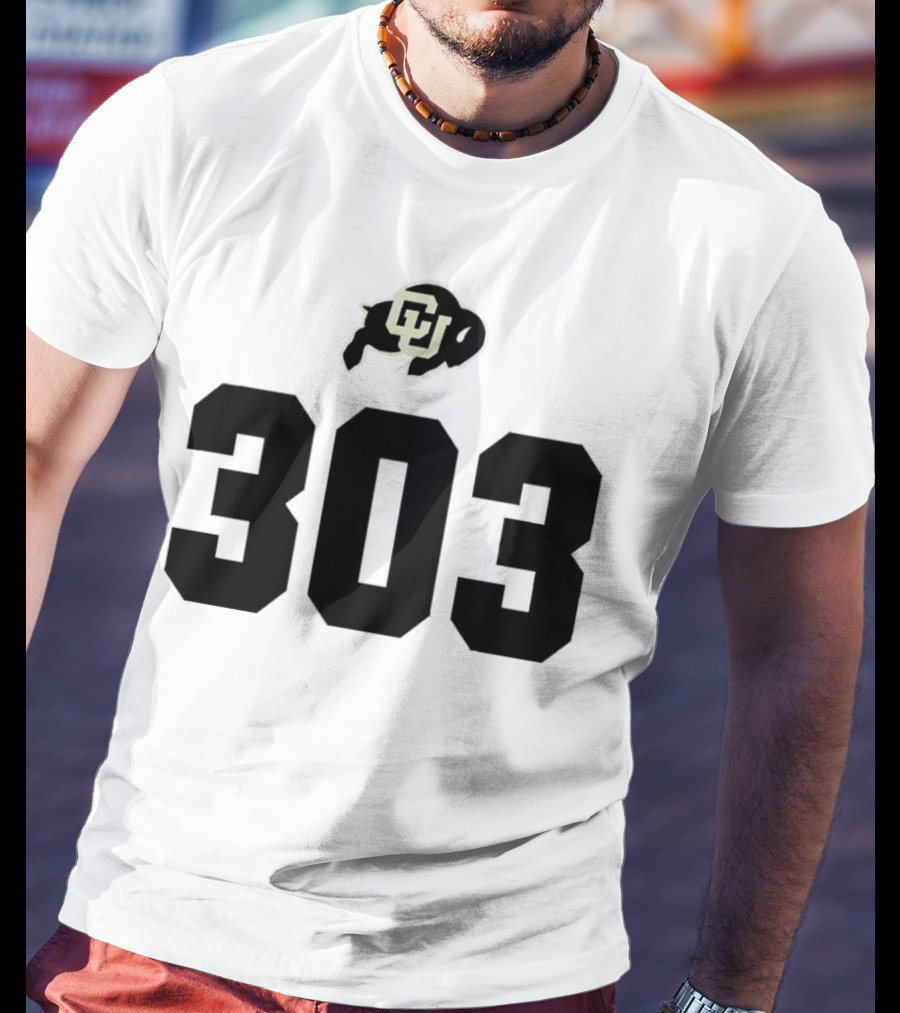 Colorado Buffaloes CU Logo 303 T-Shirt