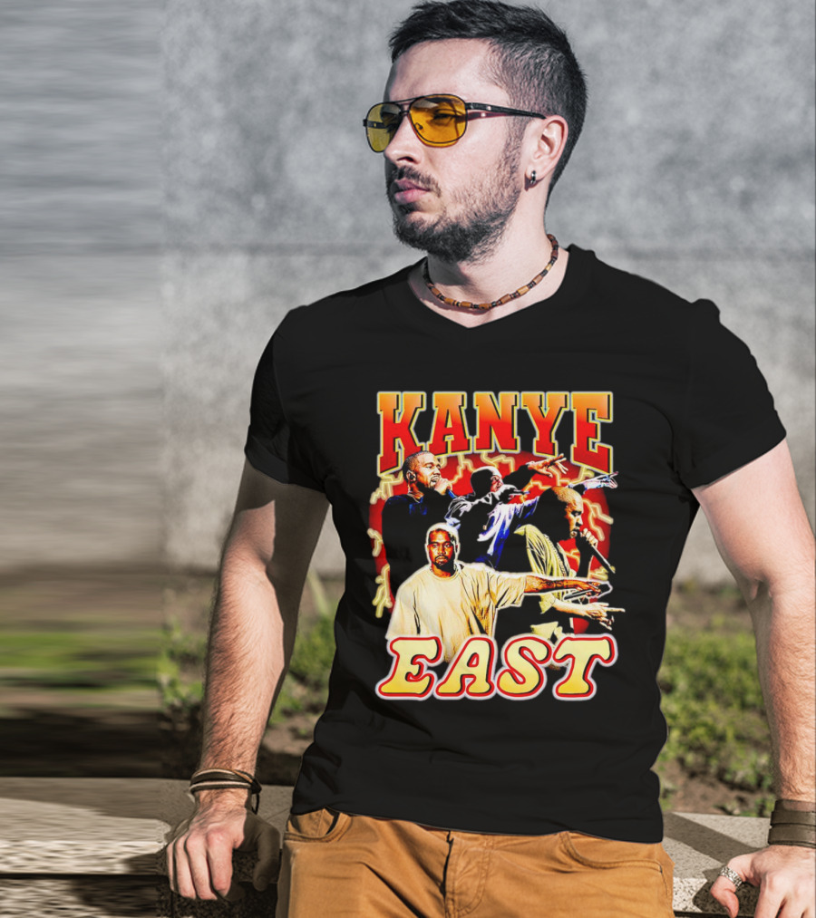Kanye East Vintage Concert Collage T-Shirt