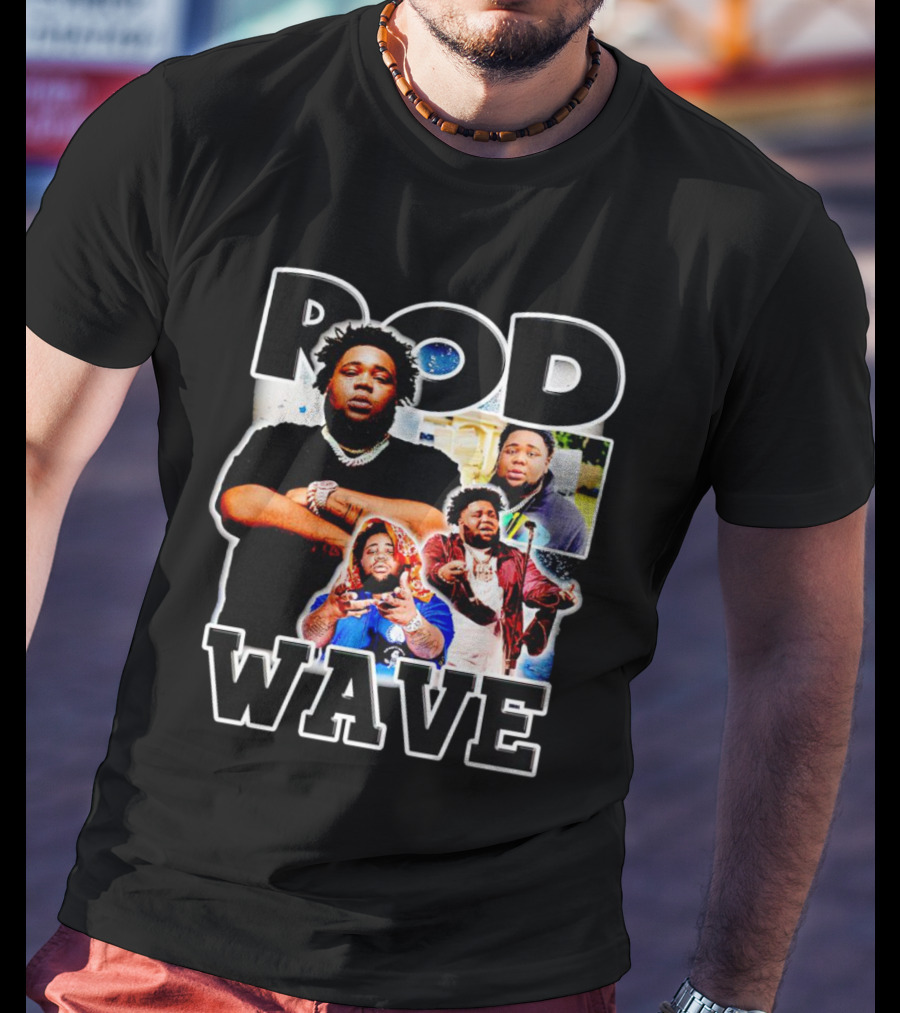 Rod Wave Vintage Collage Hip Hop T-Shirt