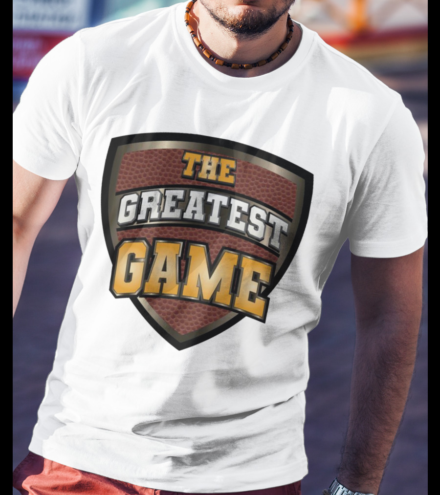 The Greatest Game Basketball Shield T-Shirt