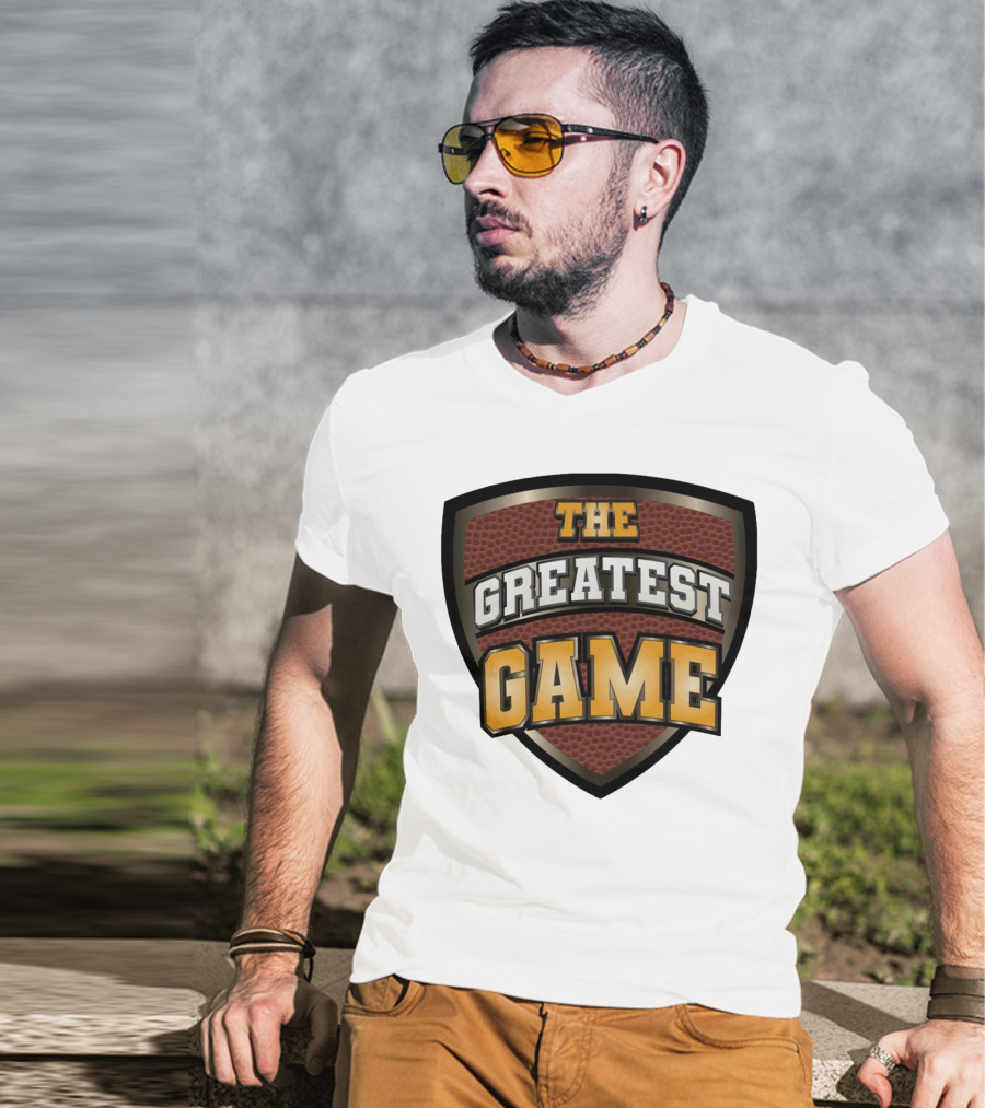 The Greatest Game Basketball Shield T-Shirt