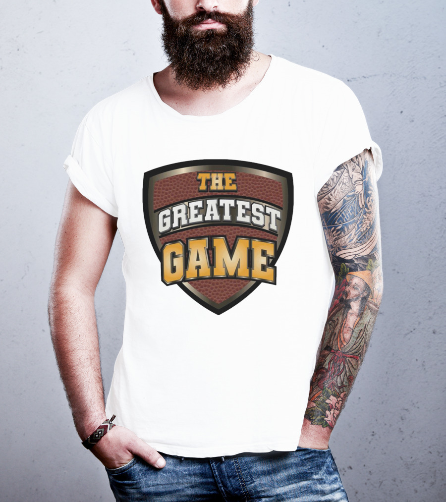 The Greatest Game Basketball Shield T-Shirt