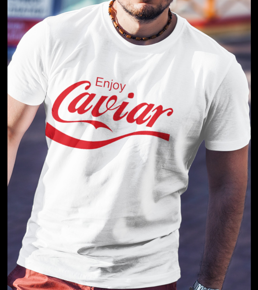 Enjoy Caviar Coca-Cola T-Shirt