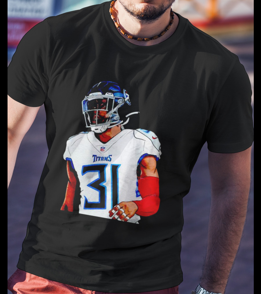 Kevin Byard Tennessee Titans 31 Cartoon NFL Player T-Shirt