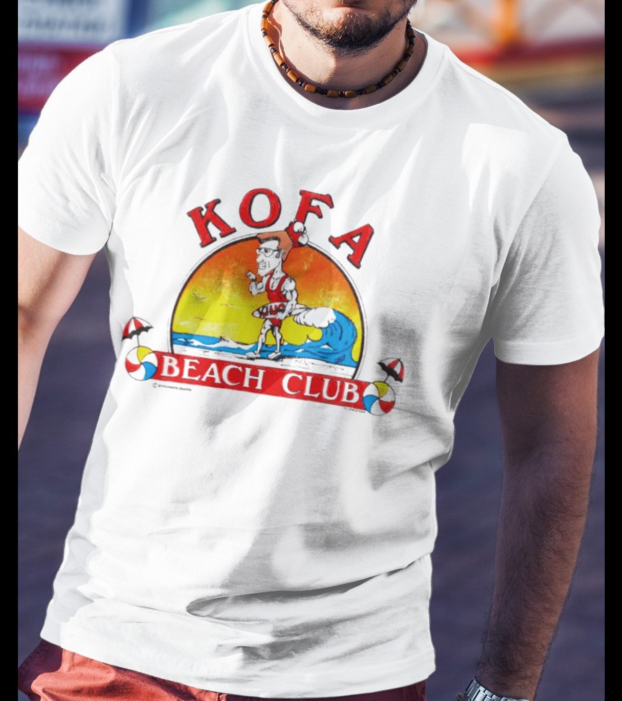 Kofa Beach Club Sunset Surfer T-Shirt