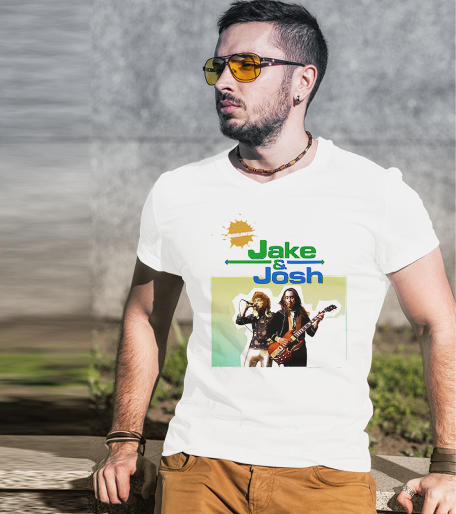 Nickelodeon Jake And Josh Rock Music Duo T-Shirt