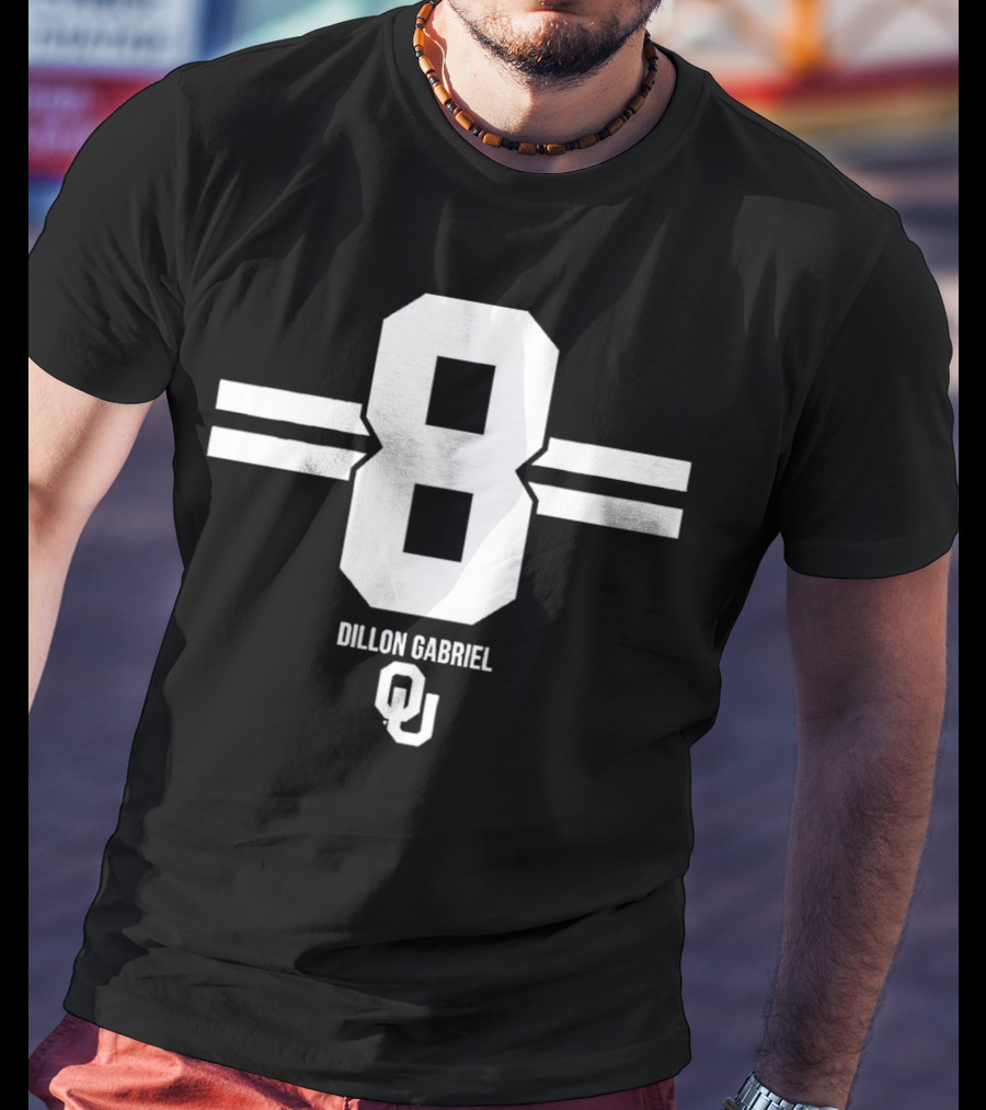 Dillon Gabriel 8 OU Oklahoma Sooners Football T-Shirt