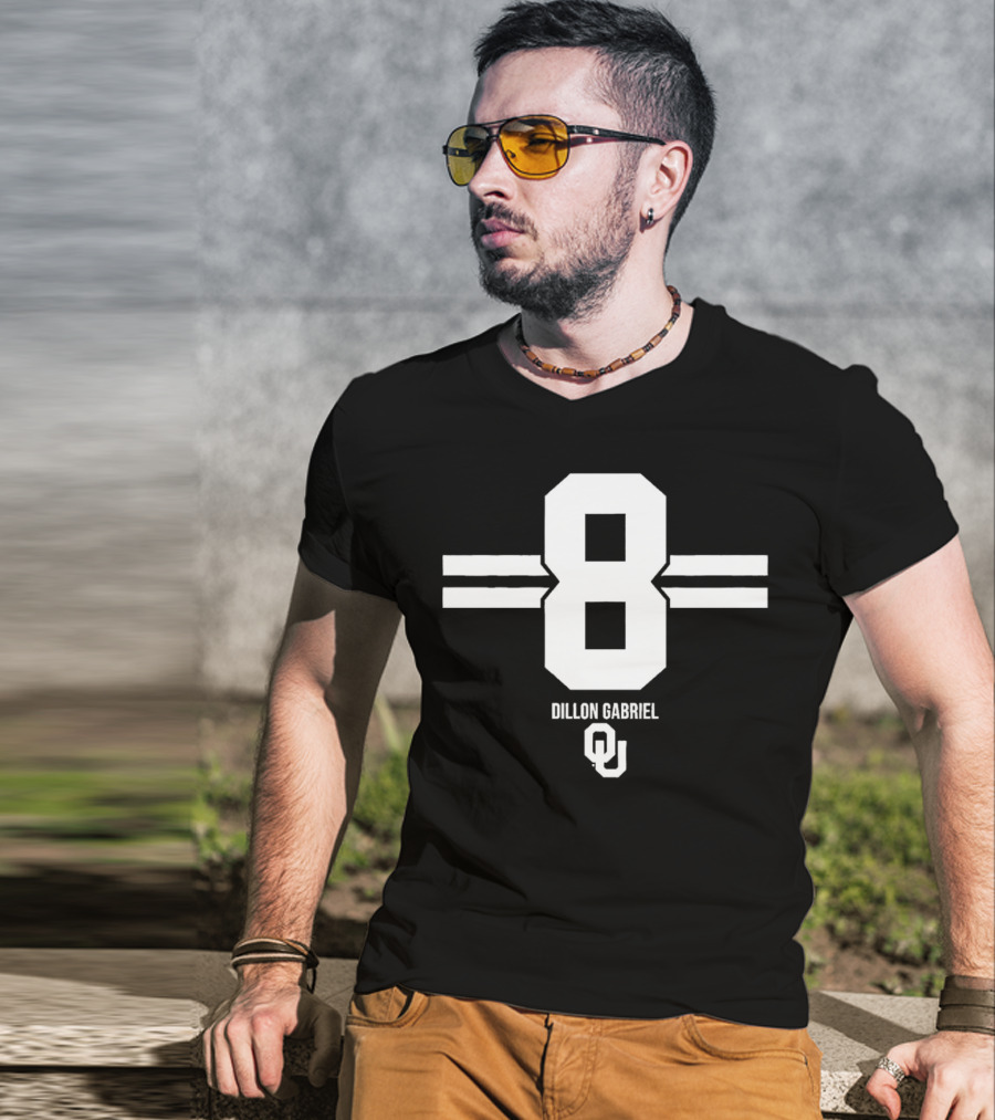 Dillon Gabriel 8 OU Oklahoma Sooners Football T-Shirt