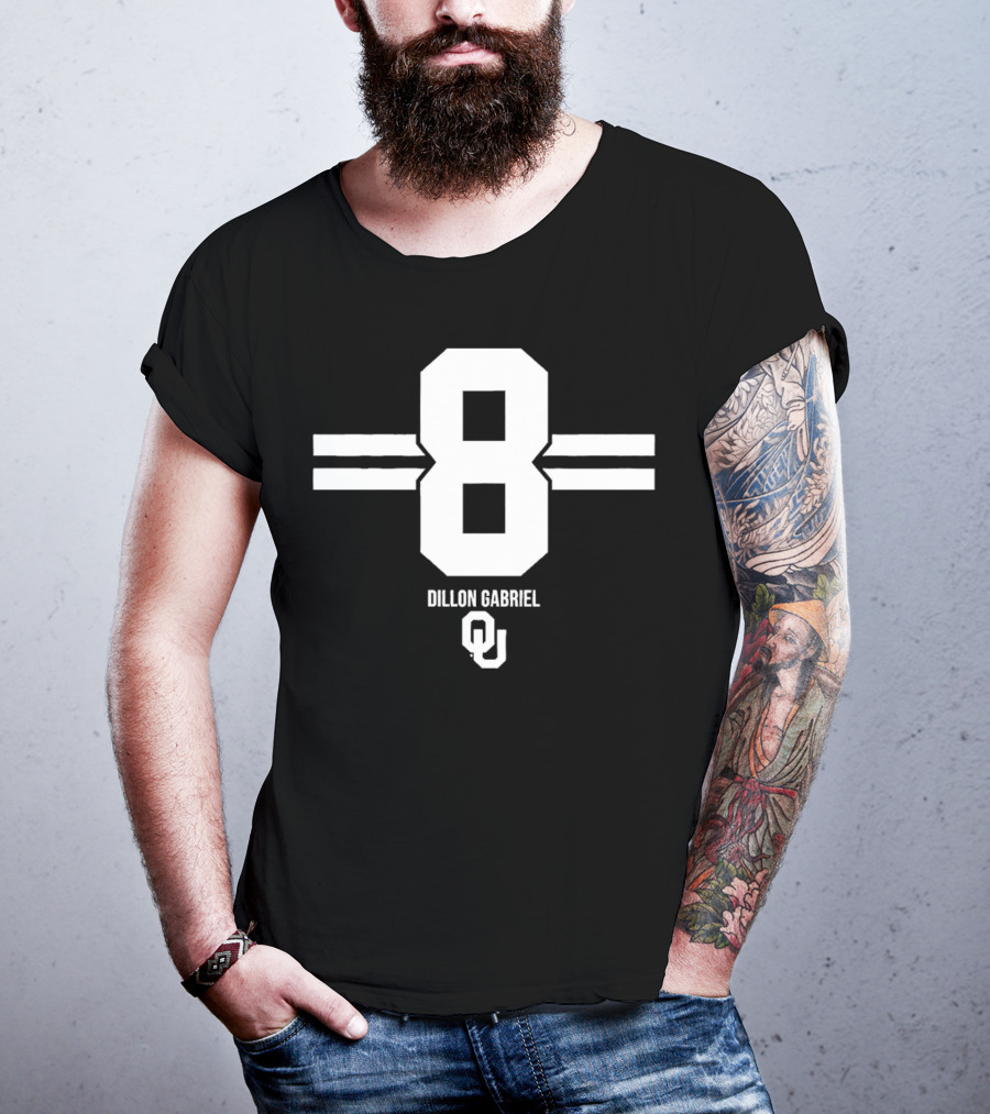 Dillon Gabriel 8 OU Oklahoma Sooners Football T-Shirt