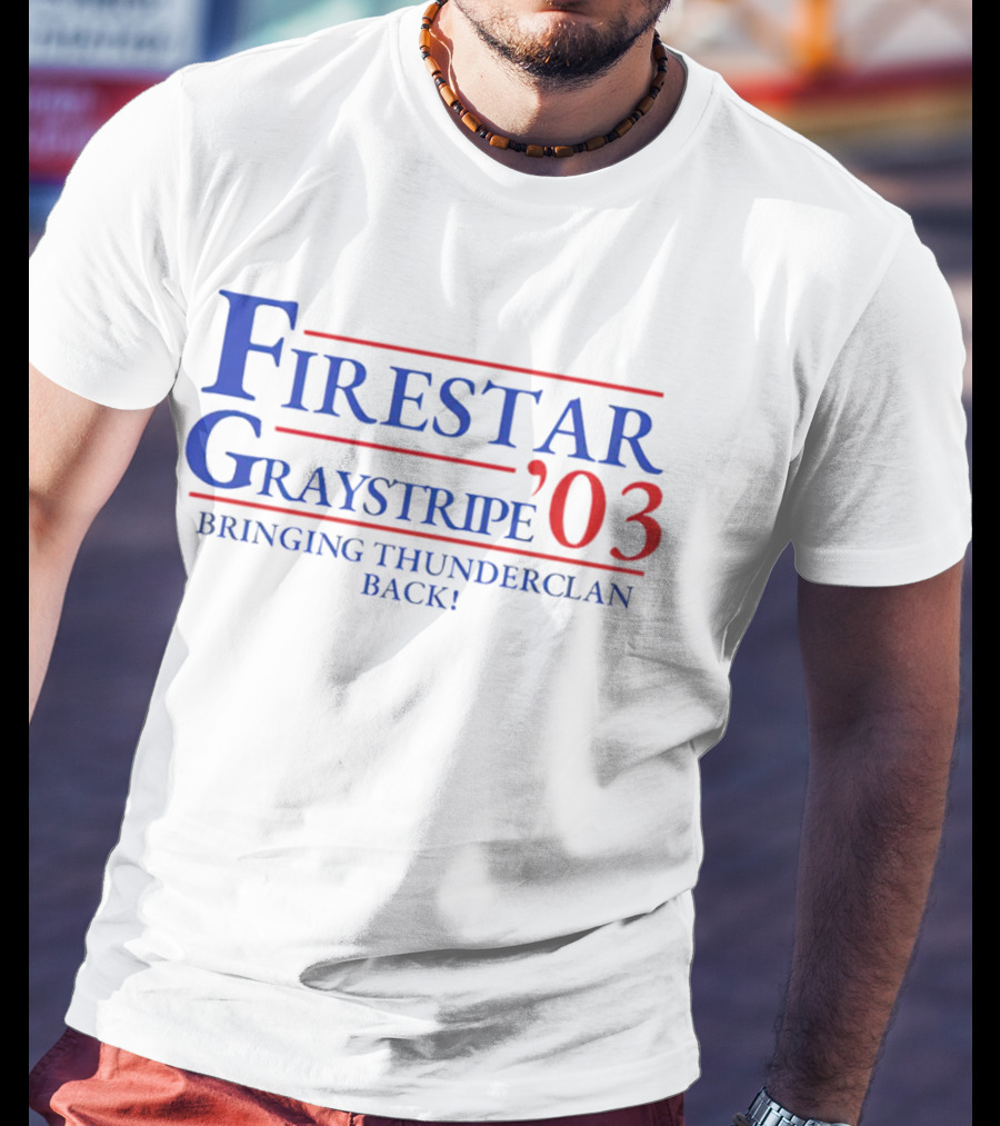 Firestar Graystripe 2003 Bringing ThunderClan Back T-Shirt