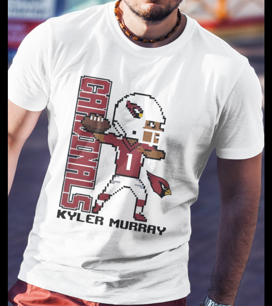 Cardinals Kyler Murray Arizona Football Pixel T-Shirt