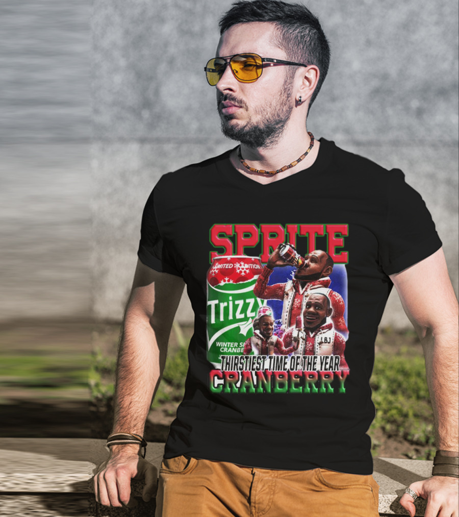 Sprite Cranberry Winter Spiced Trizzy Thirstiest Time Of The Year T-Shirt