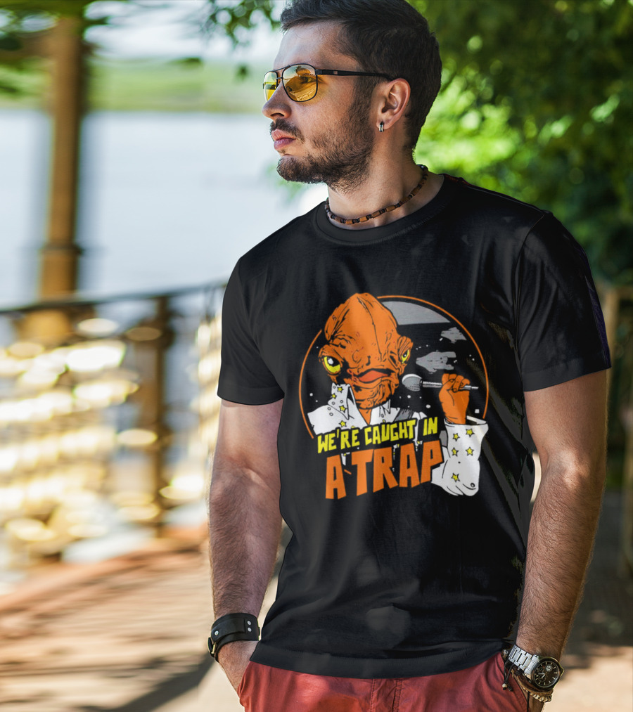 We’re Caught In A Trap Admiral Ackbar Elvis Mashup T-Shirt