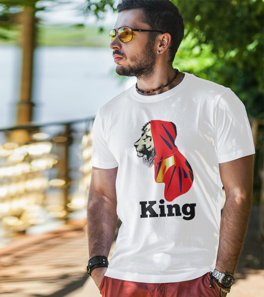 Jordan Travis King Lion In T-Shirt