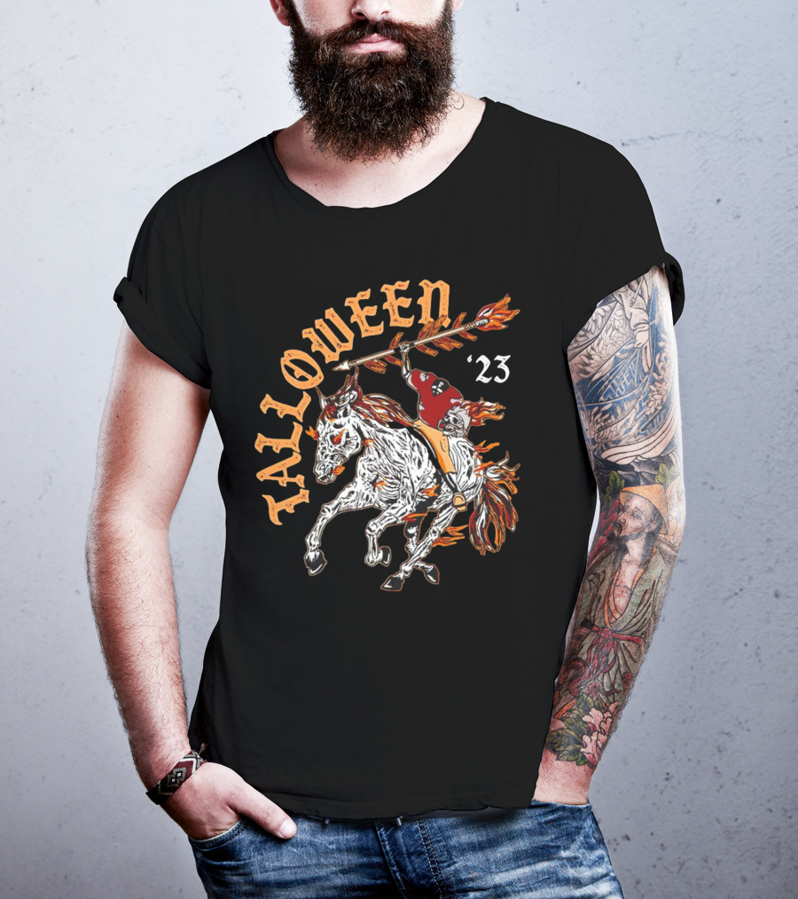 Florida State Seminoles Halloween 23 Flaming Spear Rider T-Shirt