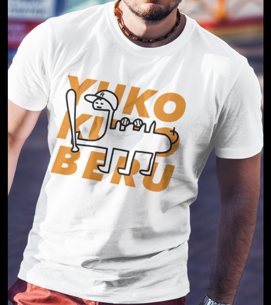 Yuko Kuro Beru Baseball Creature T-Shirt