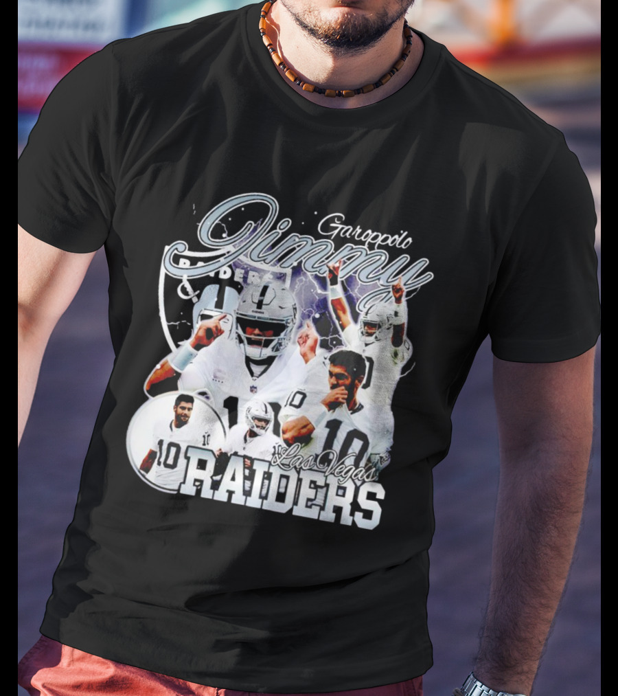 Jimmy Garoppolo Raiders Las Vegas Vintage Football Quarterback T-Shirt