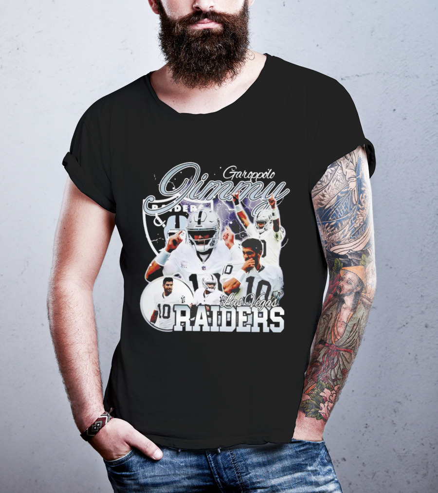 Jimmy Garoppolo Raiders Las Vegas Vintage Football Quarterback T-Shirt