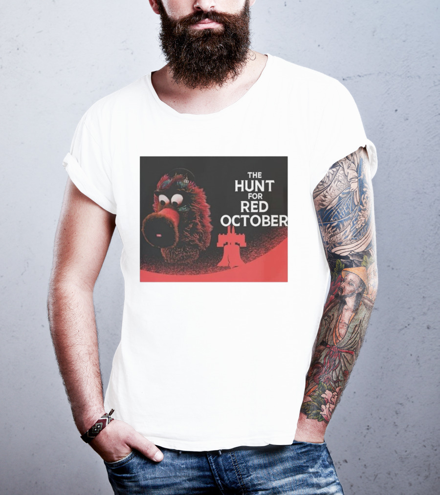 Philadelphia Phillies The Hunt For Red October Phillie Phanatic Fusion T-Shirt