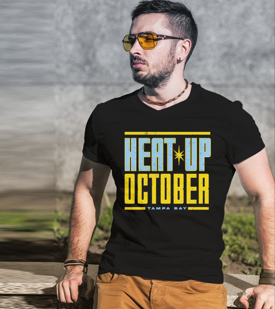 Tampa Bay Heat Up October Rays T-Shirt