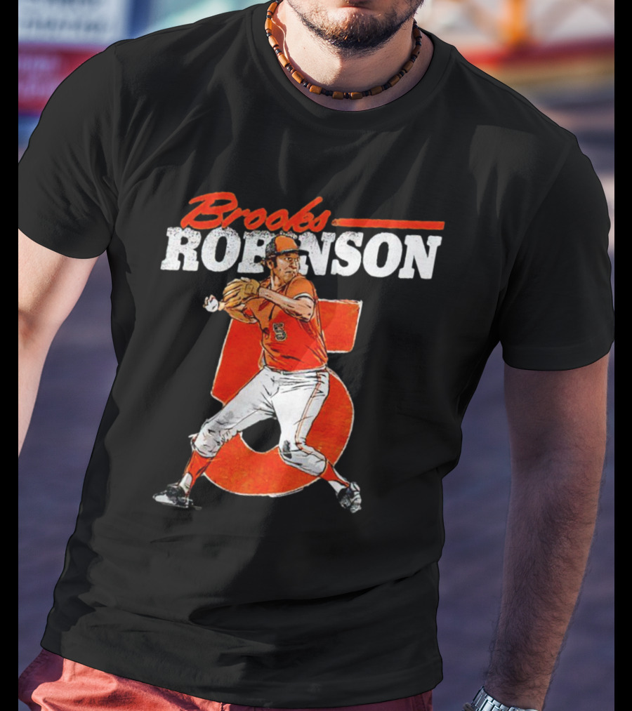 Brooks Robinson 5 Baltimore Orioles Baseball Legend T-Shirt