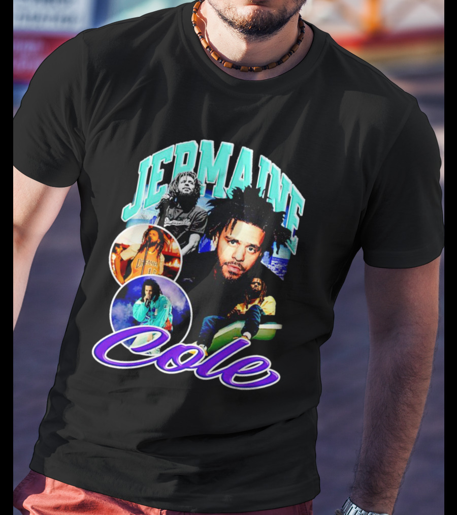 Jermaine Cole Vintage Collage T-Shirt
