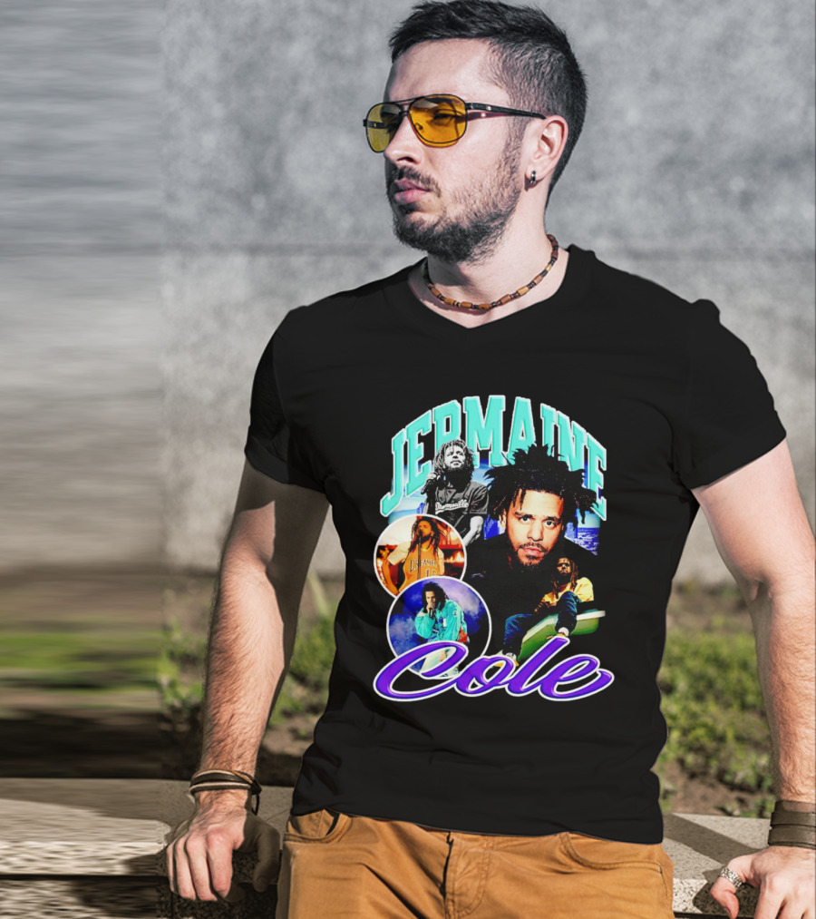 Jermaine Cole Vintage Collage T-Shirt