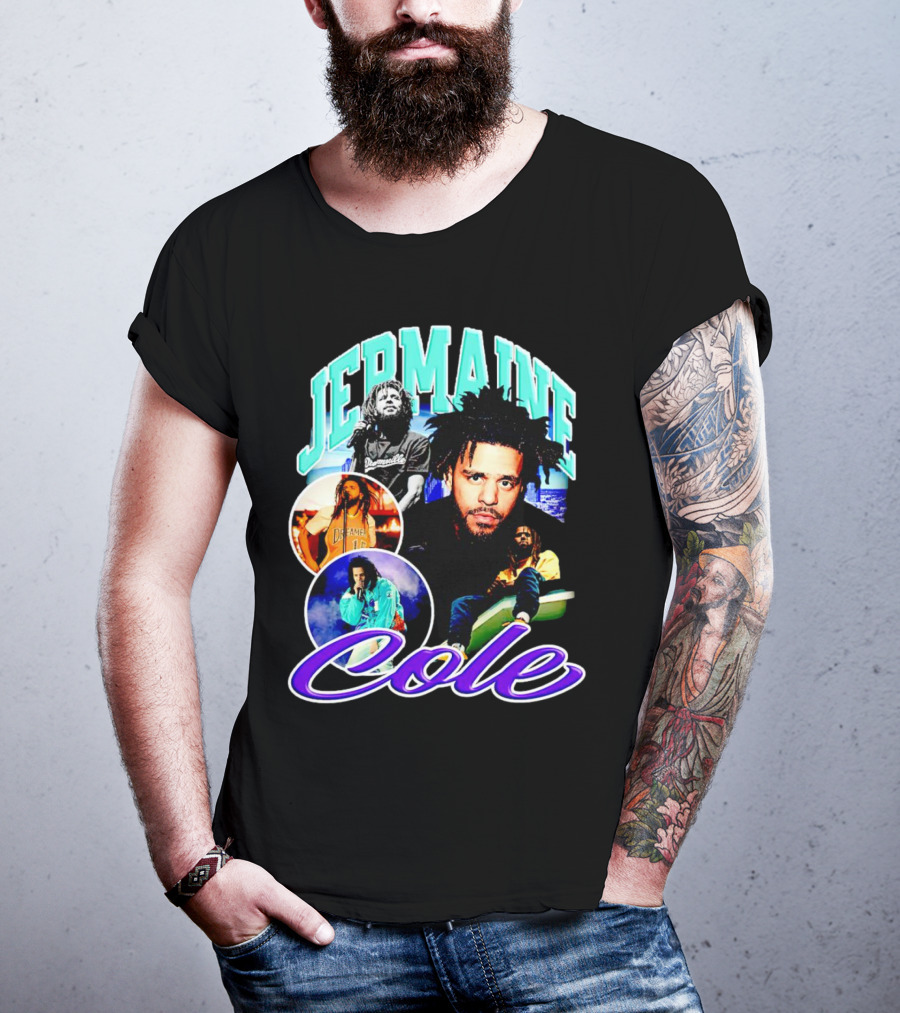 Jermaine Cole Vintage Collage T-Shirt