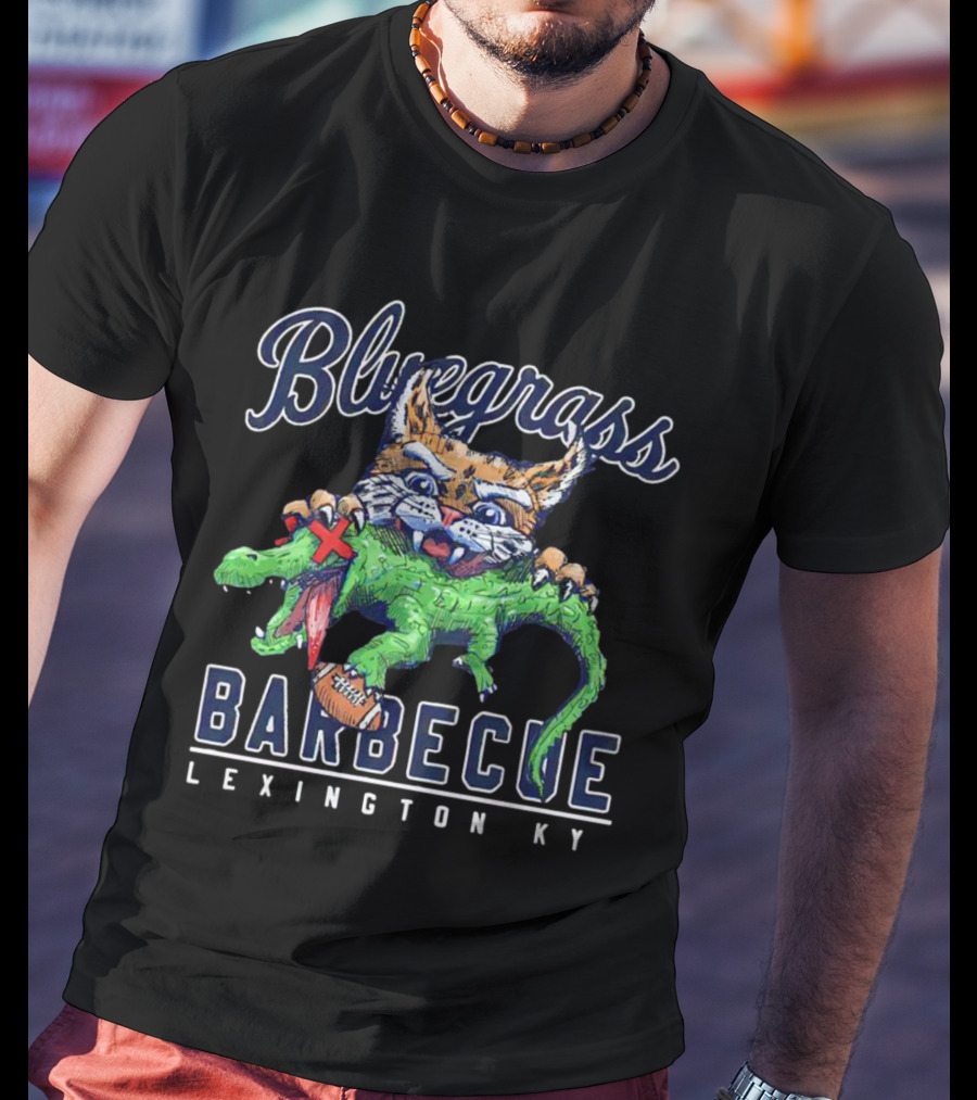Kentucky Wildcats Bluegrass Barbecue Lexington KY Football Gator Rivalry T-Shirt