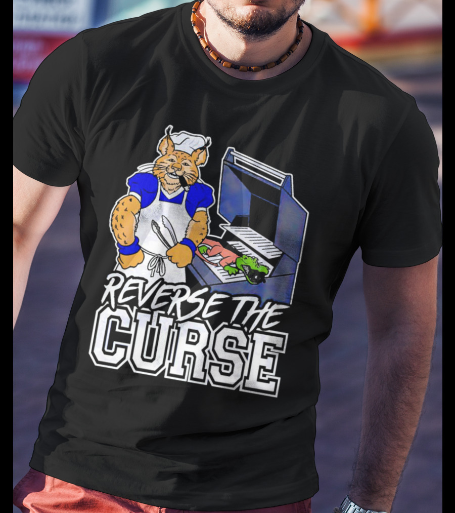 Reverse The Curse Kentucky Wildcats Florida Gators Barbecue Grill Rivalry T-Shirt