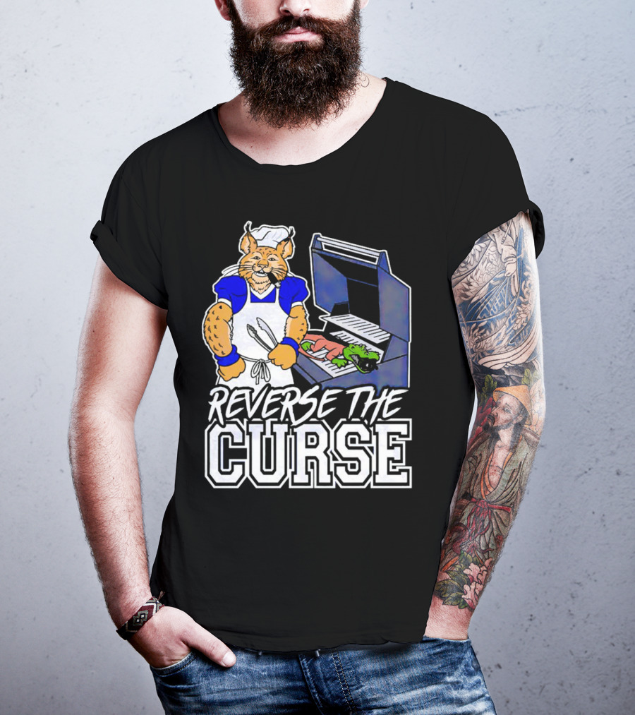 Reverse The Curse Kentucky Wildcats Florida Gators Barbecue Grill Rivalry T-Shirt